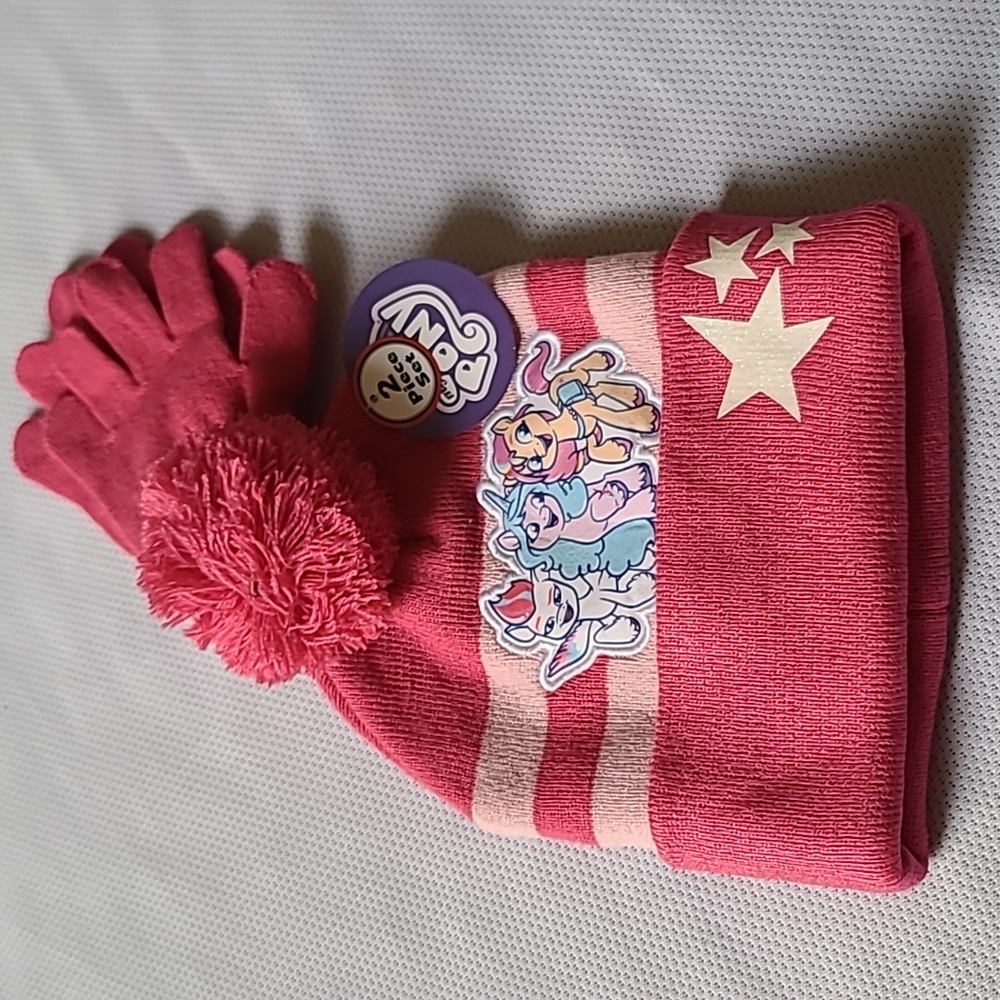 My Little Pony Kids Hat and Glove Set